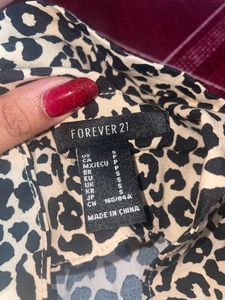 Forever 21 Cheetah Print Dress