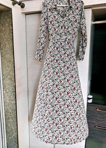 White Floral Maxi Dress