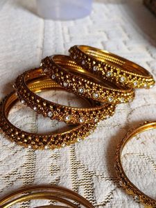 Golden Bangle Set