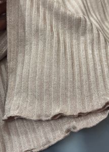 Elegant Ribbed Knit Turtleneck Top