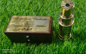 Brass Antique Telescope
