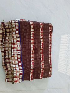 Brown Saree