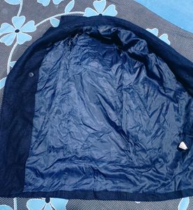 Navy Blue Long Coat