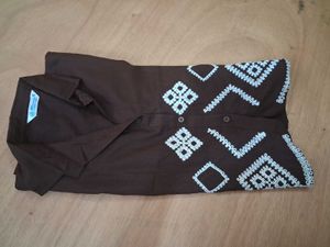 Brown Patterned Shirt