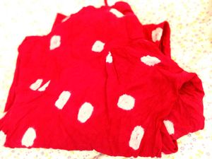 Bandhani Print Kurti set