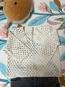 Crochet Knit Top