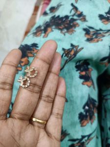 silver with rose gold platted