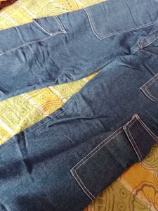 Dark blue Wash Denim Jeans