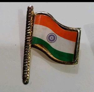 Pack 2 Indian National Flag Coat Pins / Broochs
