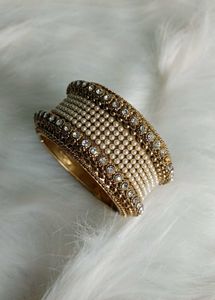 Pearl &amp; Stone Bangle