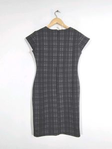 Black And Grey Checks Dress (Women&#39;s)
