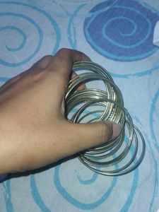 Silver Metal Bangles