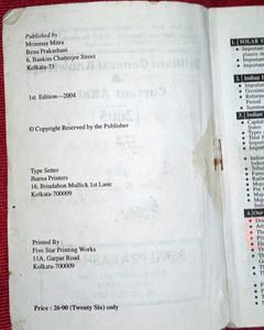 General Knowledge &amp; Current Affairs