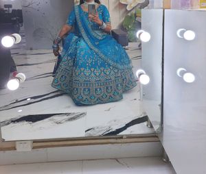 Bridal Lehenga- Price Drop🤗🤗Beatuiful And Rare Color For Wedding , No Flaws And Discoloration.  It's Like New One . Don't Miss The Chance . Grab It Fast