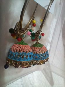 Colorful Jhumka Earrings