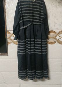 Black Abaya With Duppata