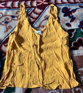 Mustard Colour Cami Top