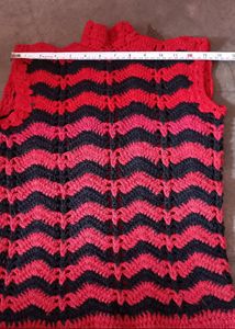 Homemade Red Sweater
