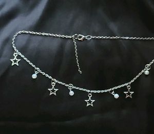 Star Charm Silver Tone Necklace