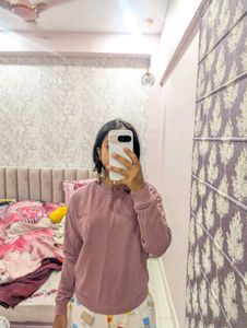 Mauve Pullover Sweater