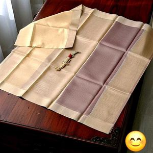 Elegant Brown &amp; Gold Silk Saree