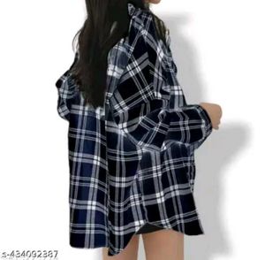 Plaid Top &amp; Shirt Set