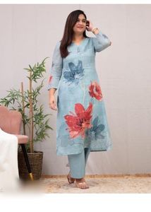 Floral Print Kurta