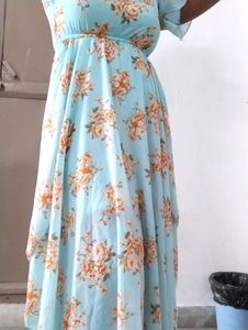 Floral Print Maxi Dress