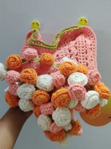 Crochet Poncho style bouque top