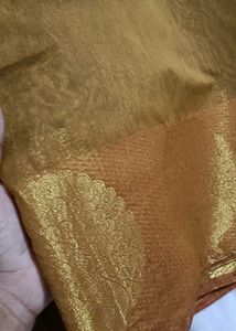 Mustard Gold saree