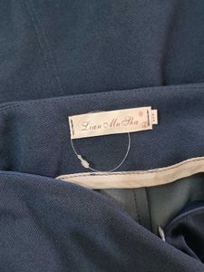 Elegant Blue Midi Skirt