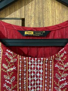 Gorgeous Red Kurta (Women&#39;s)