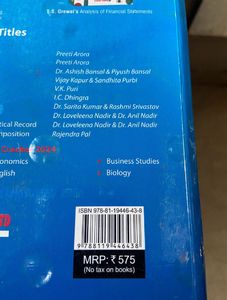 Class 12 Accountancy Books