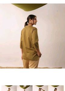 Elegant Olive Green Tunic