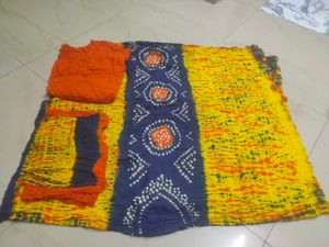 Bandhani Dress Material Set Fixxxxxx Price