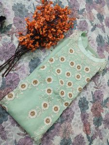 Beautiful Pista Green Kurta