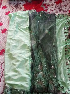 Elegant Green Saree