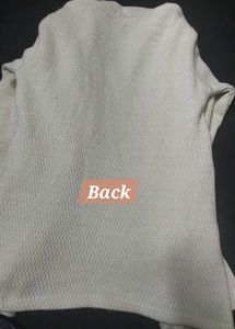 Ladies Woolen Cardigon Cream Color