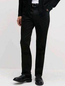M&S Men's Black Straight Fit Jeans