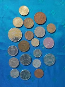 Foreign Coins USA, UK, UAE(Dubai), Malaysia, Spain