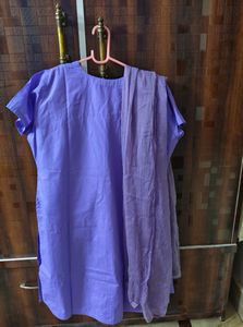 Purple Kurta Set