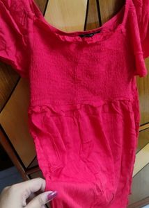 Red Fit And Flare Dress