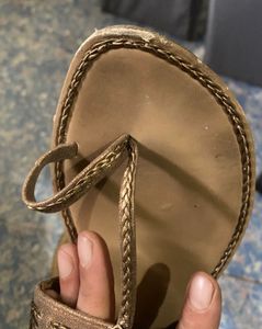 Copper Color Kolhapuri Chappals