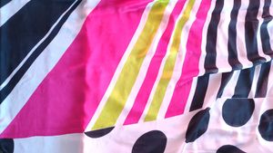 Beautiful and Elegant Multicolored Chiffon Saree