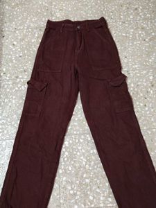 Brown Cargo Jeans