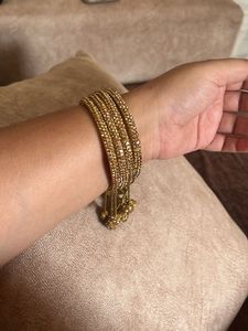 Golden Diamond Bangales