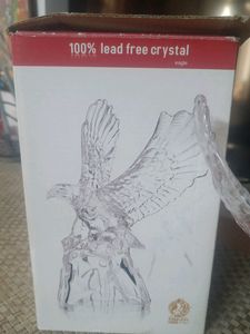 Decorative Piece Of Eagle made Of Crystal