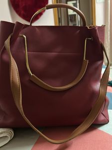 Burgundy Handbag