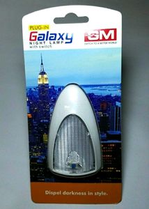 GM 0.5 Watt Galaxy LED Bed Blub Night Lamp White