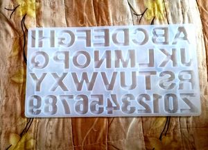Alphabet Mould Resin